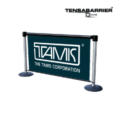 Q-Banner Retractable Belt Post Billboard Banner