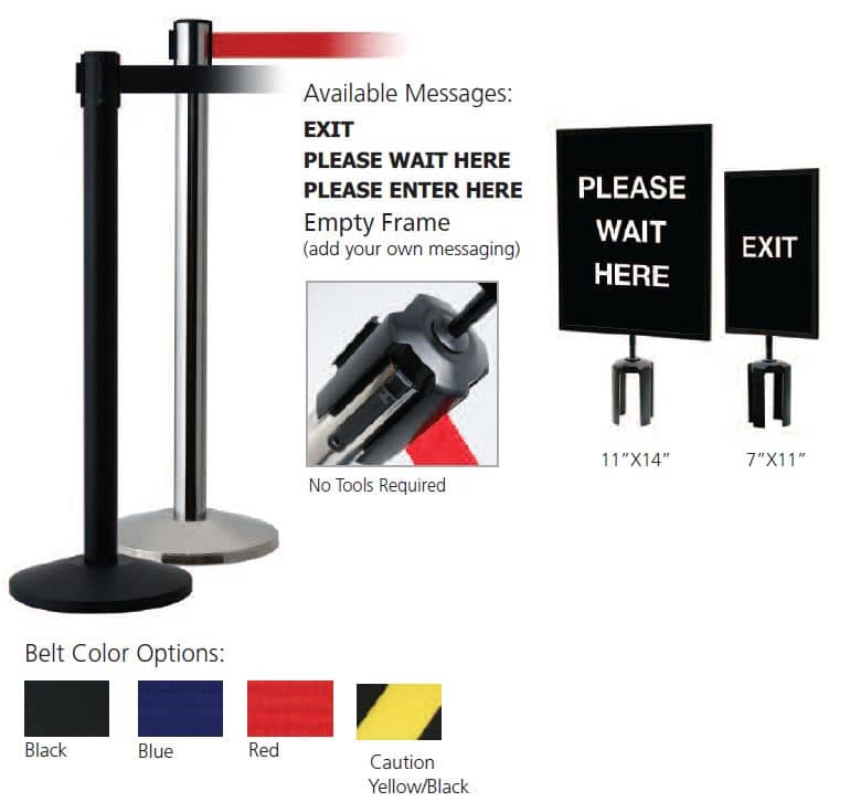 Queueway Stanchions